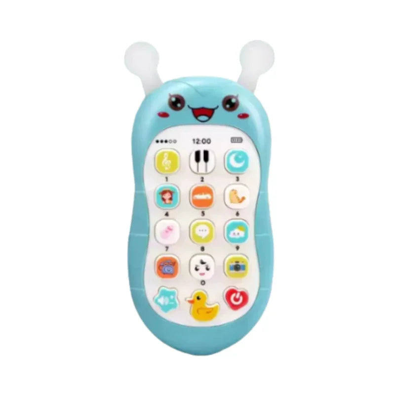 ATC Puzzle Phone Educational Toy with Light Sound Shape Matching for Kids