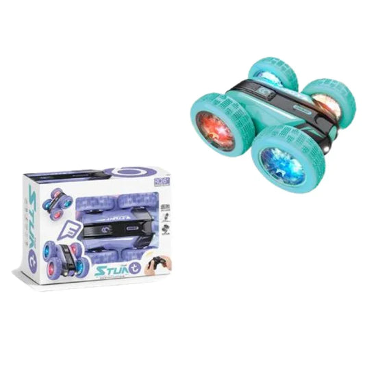 Dual Color Sports Car Toy  Blue & Purple Die-Cast Model with Movable Parts