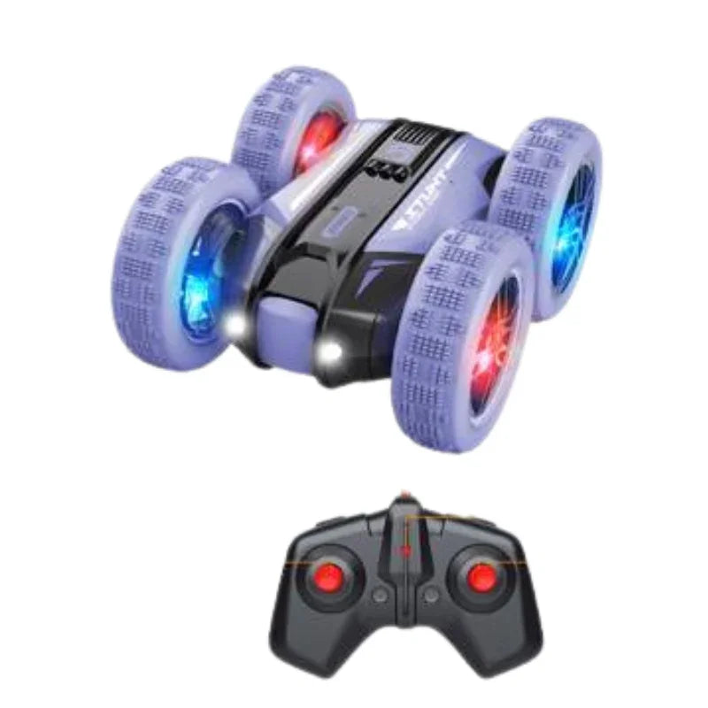 Dual Color Sports Car Toy  Blue & Purple Die-Cast Model with Movable Parts