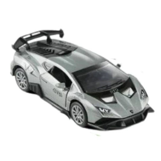 Lamborghini Die Cast Pull Back Car Toy 1 Pc Heavy Metal Vehicle with Openable Doors for Kids