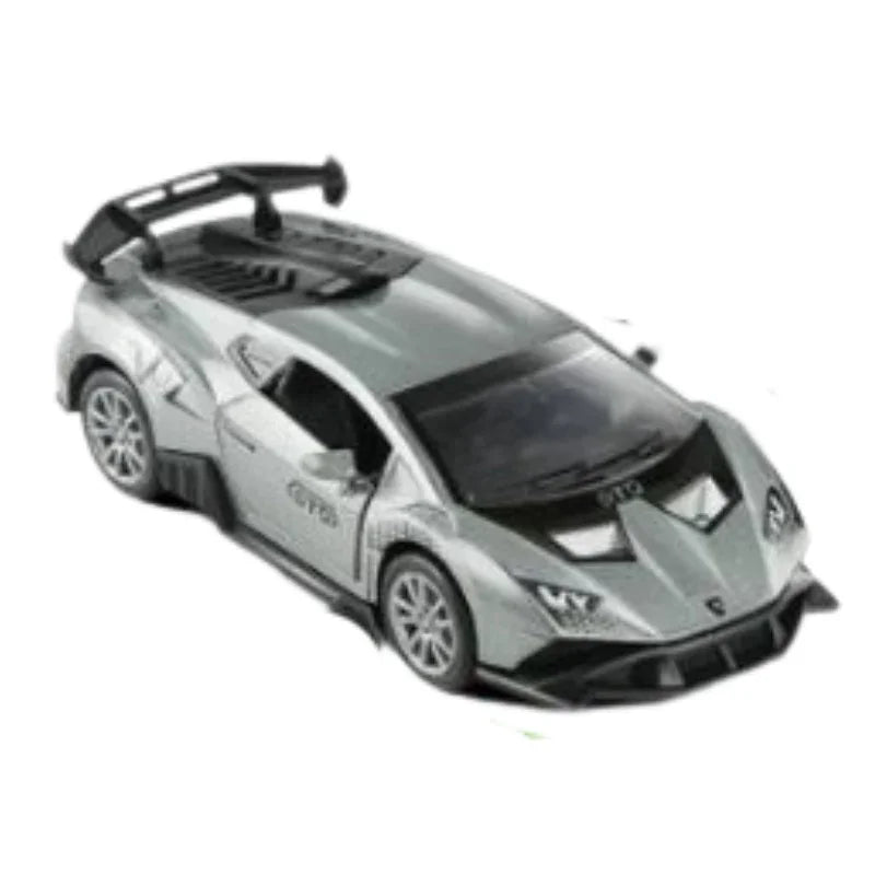 Lamborghini Die Cast Pull Back Car Toy 1 Pc Heavy Metal Vehicle with Openable Doors for Kids