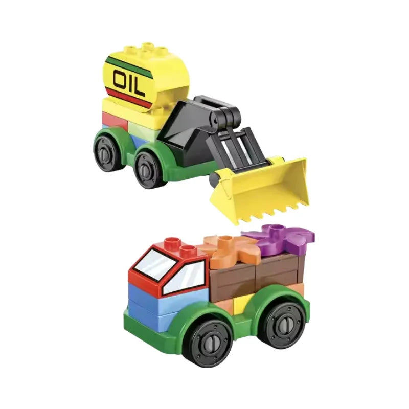 Educational Giant ABS Building Blocks DIY City Vehicle Construction Set for Kids