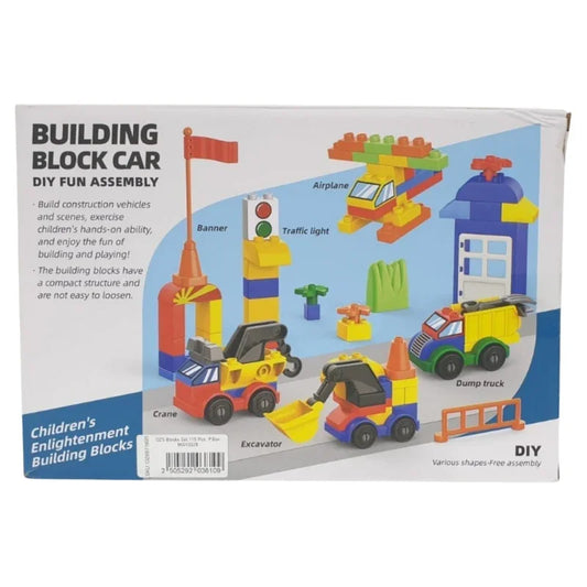 Educational Giant ABS Building Blocks DIY City Vehicle Construction Set for Kids