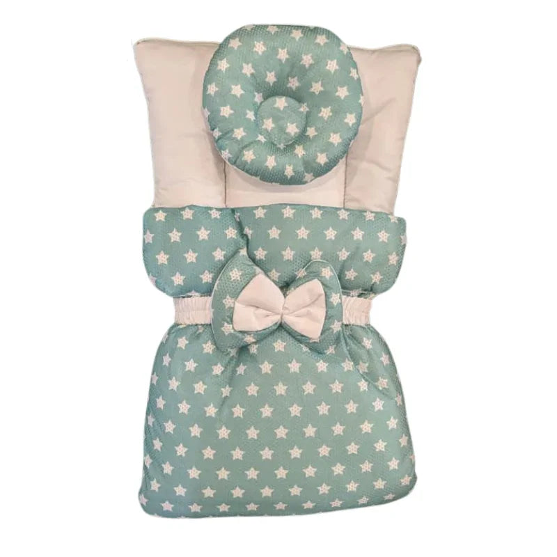 Star Print Luxury Baby Bedding Set with Pillow