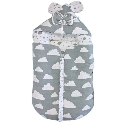 Adorable Baby Carry Nest with Bow Soft Safe Snuggly for Newborn Comfort