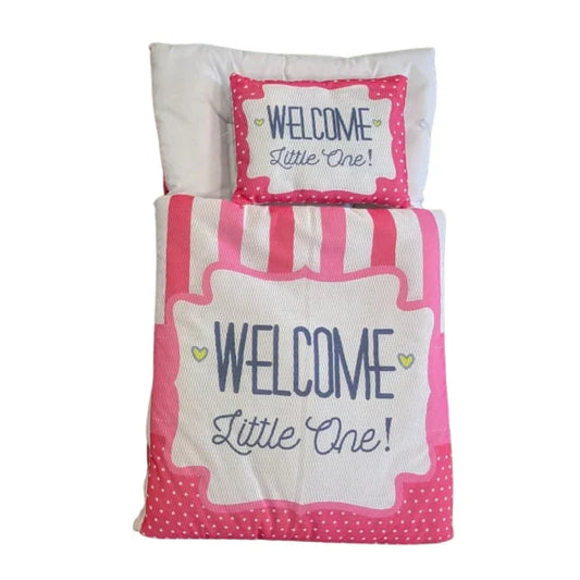 Printed Welcome Little One Baby Carry Nest Set