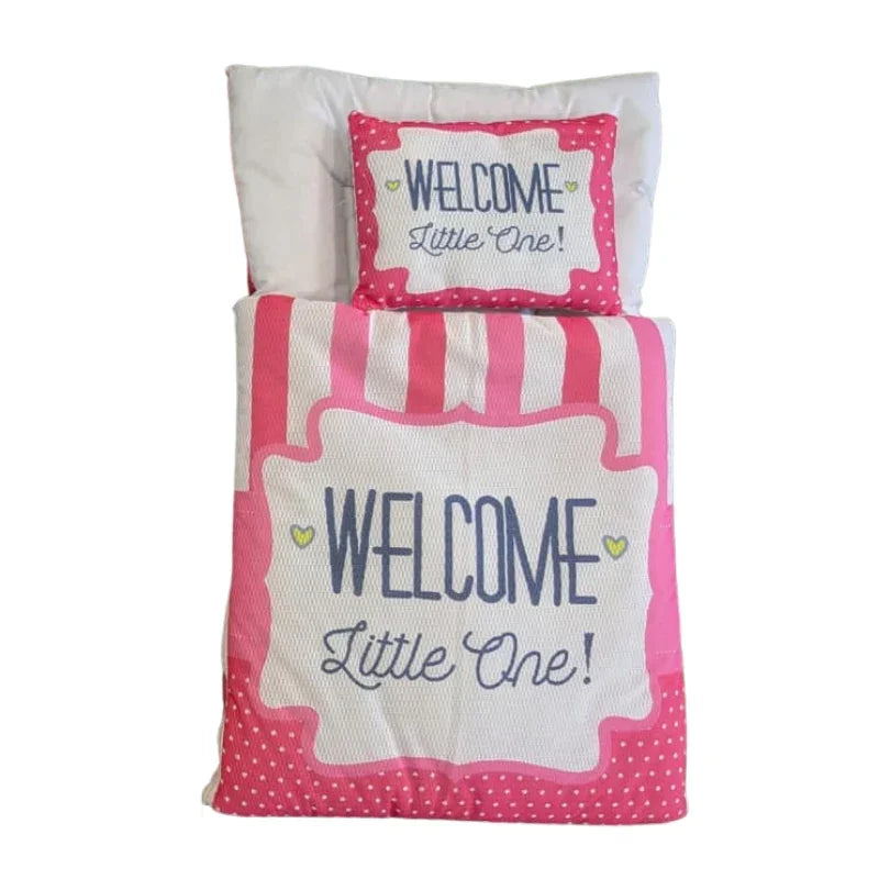 Printed Welcome Little One Baby Carry Nest Set