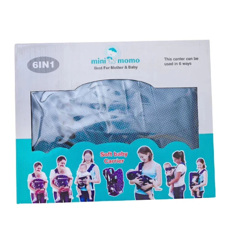6-in-1 Ergonomic Baby Carrier Multi-Position Comfort Support