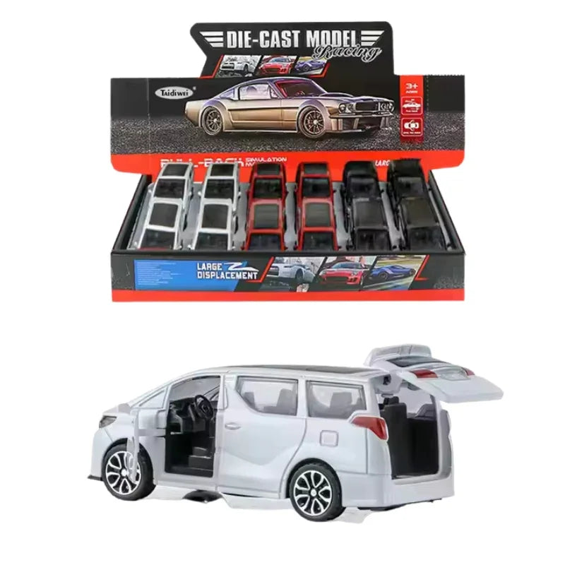 Toyota Vellfire Die Cast Alloy Car Pack Of 1 Premium Pull Back Toy Vehicle for Kids