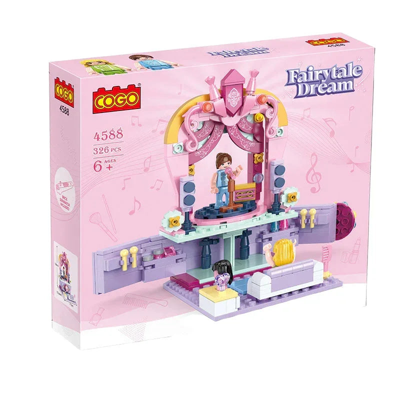 Cogo Fairytale Dream Building Blocks Set Creative Princess Castle Construction Toy for Kids