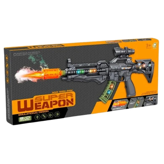 Toy Assault Rifle  Realistic Sound  Light Action Play Gun for Kids