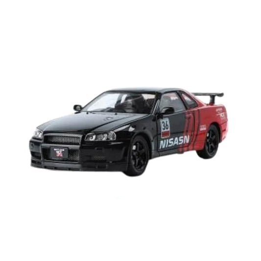 Nissan Skyline Die Cast Toy Car Fast Furious Alloy Miniature Model