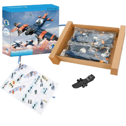 COGO MAN Creator Jet Plane to Helicopter Set