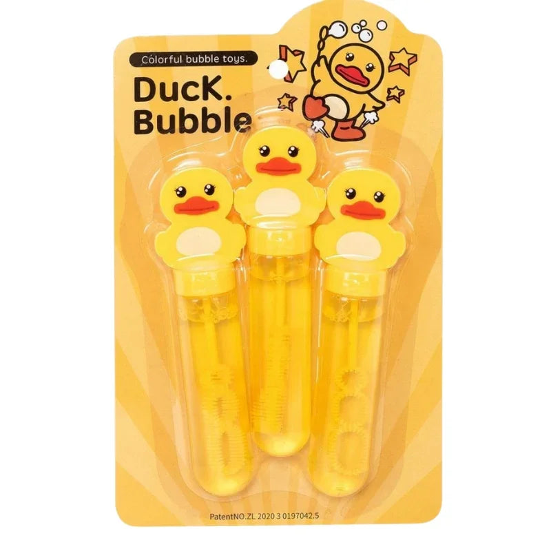 Bingo Duck-Shaped Bubble Making Toy  Set of 3