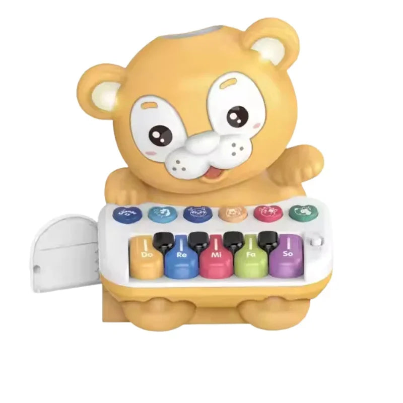 Cute Bear-Shaped Musical Piano Toy for Toddlers