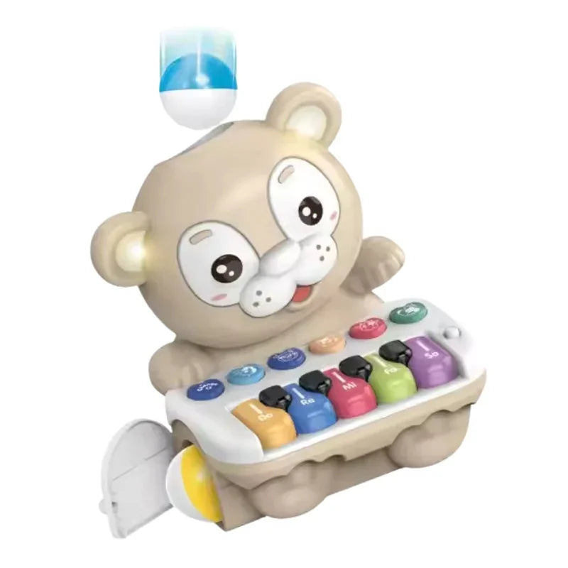 Cute Bear-Shaped Musical Piano Toy for Toddlers