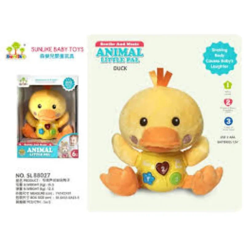Animal Little Soothing Musical Duck Toy Lights Babies (6+ Months)