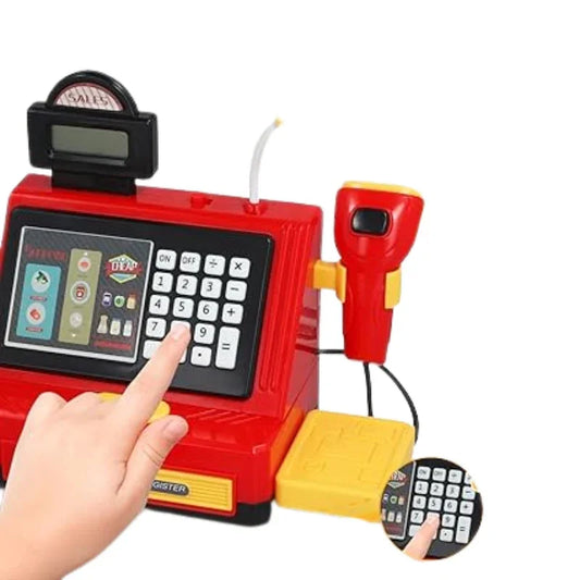 Kids Cash Counter Scanner Toy Set for Kids Pretend Play