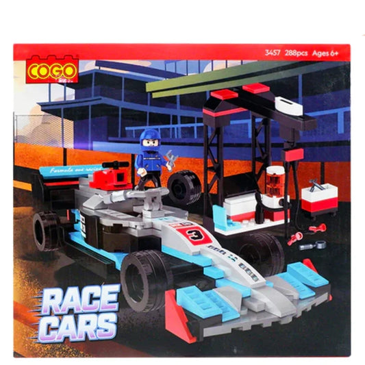 COGO Formula One Race Cars Building Blocks Set – High-Speed Racing Fun for Kids