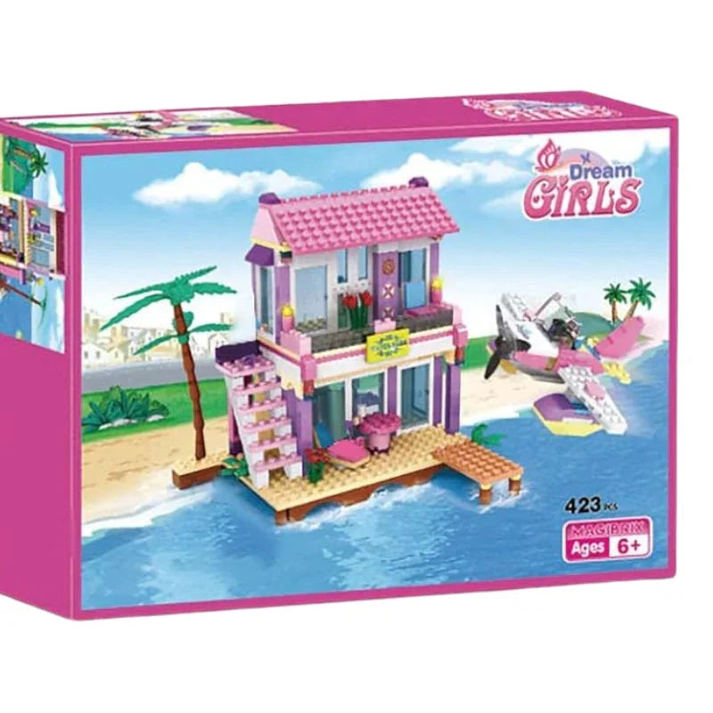 COGO Dream Girls Friends Building Blocks Set Creative  Colorful Play for Girls