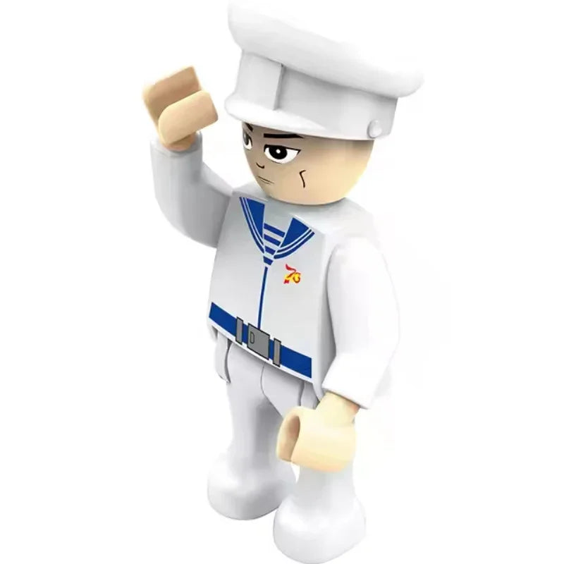 COGO Military Boat Building Blocks Set Tactical Naval Adventure for Kids