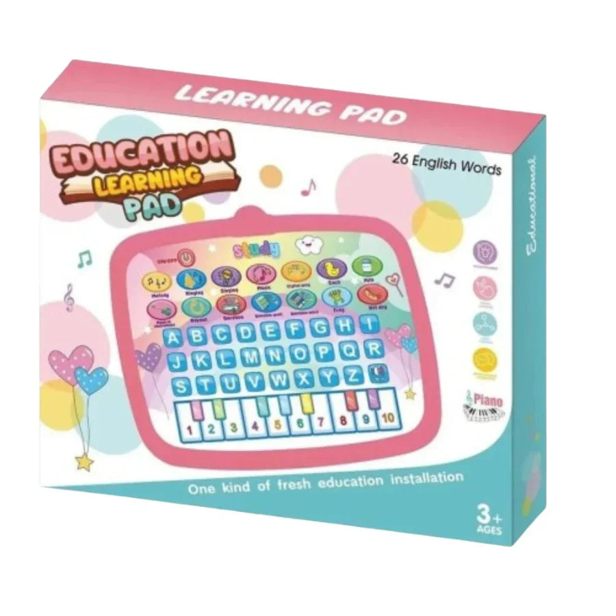 Learning Tablet Machine Educational Toy Interactive Games, Music Lights