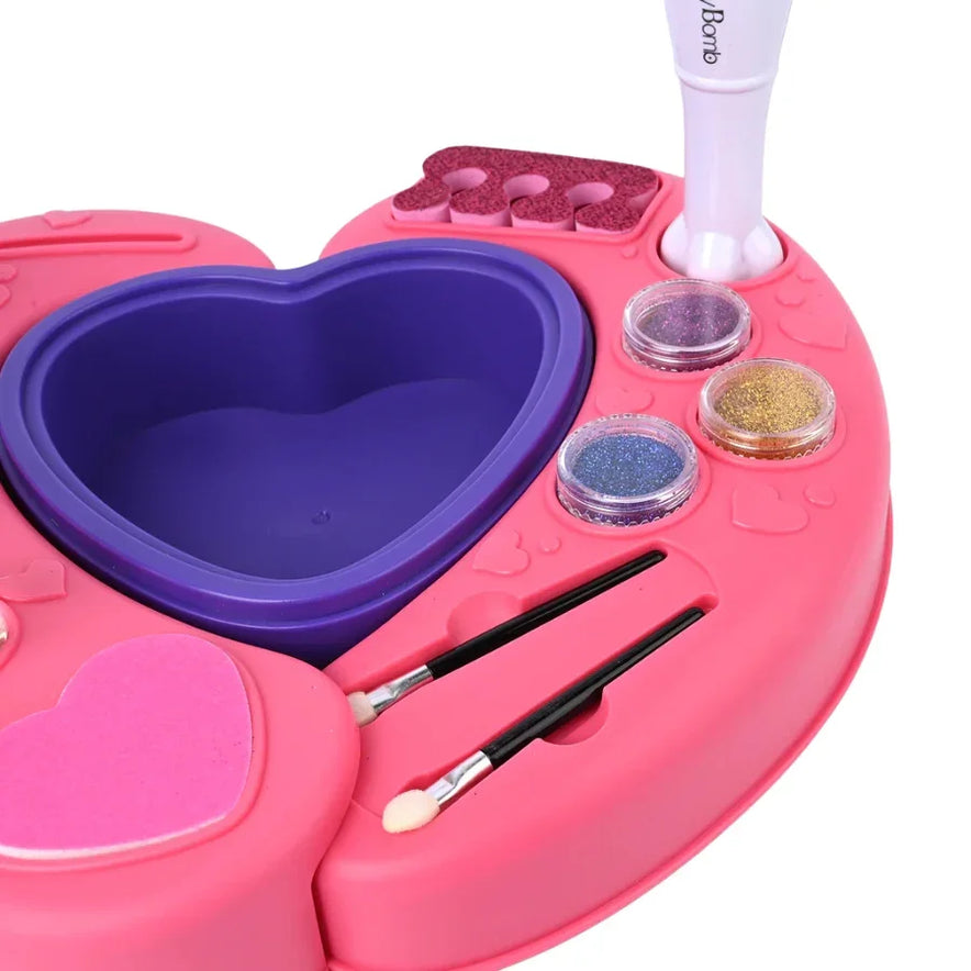 Nail Art Kit for Girls Manicure Set with Accessories for Creative Play