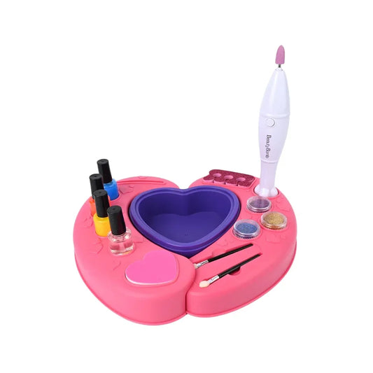 Nail Art Kit for Girls Manicure Set with Accessories for Creative Play