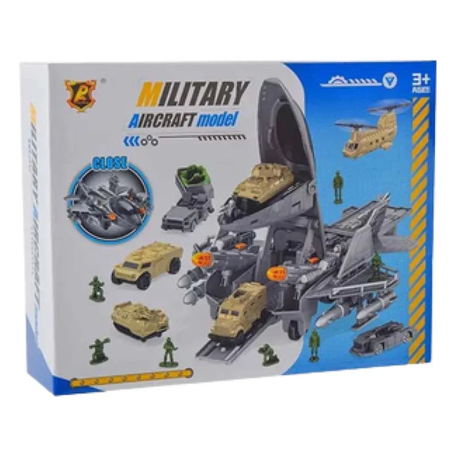 Military Fighter Aircraft Toy Realistic Die-Cast Jet Plane Model Kids