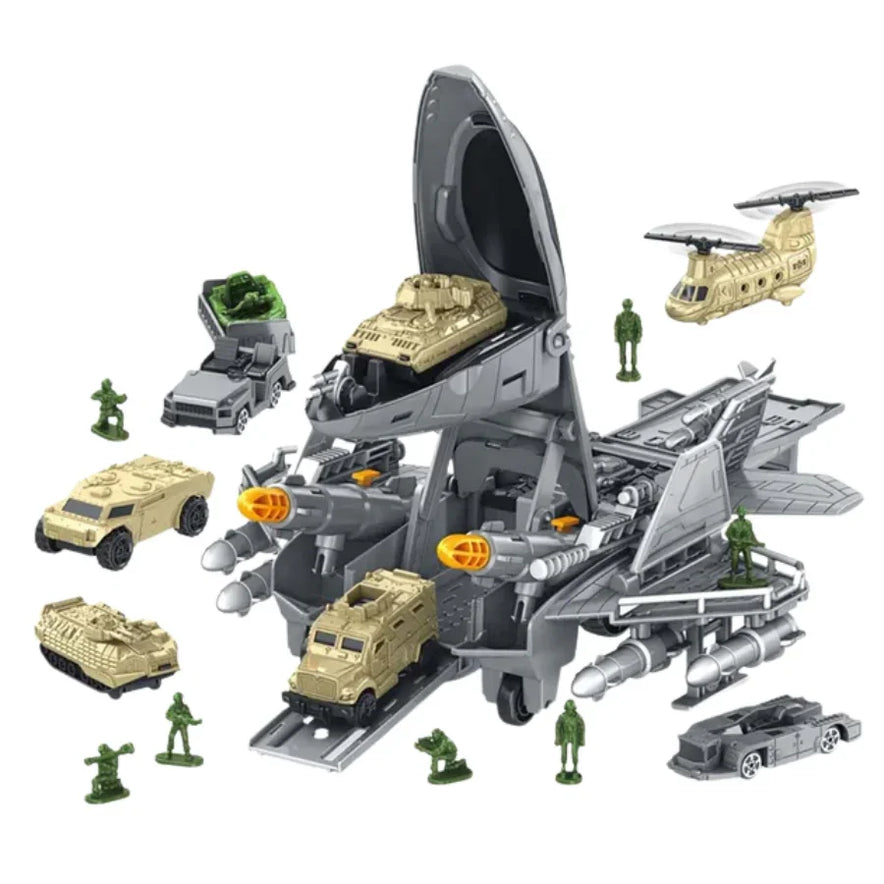 Military Fighter Aircraft Toy Realistic Die-Cast Jet Plane Model Kids