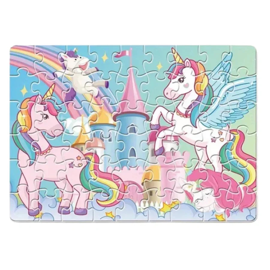 Unicorn Theme Jigsaw Puzzle Game – Magical Puzzle Fun for Kids