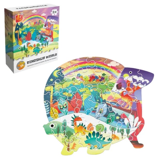 Mini Dinosaur World Jigsaw Puzzles Fun Educational Puzzle Game for Kids