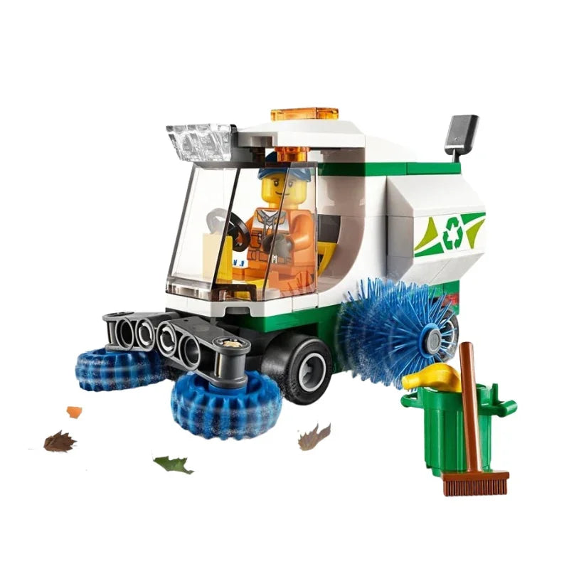 Pre-loved LEGO City Street Sweeper Fun and Realistic Cleaning Truck Building Set (Without box)