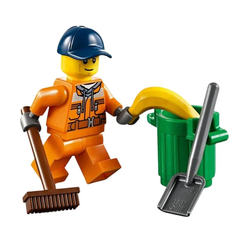 Pre-loved LEGO City Street Sweeper Fun and Realistic Cleaning Truck Building Set (Without box)