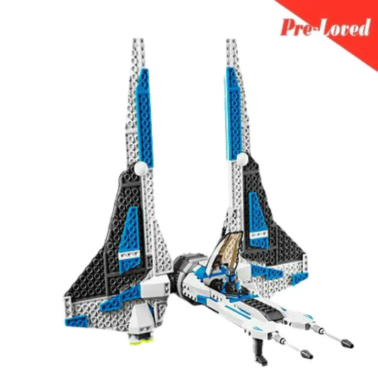 PRe-loved LEGO Star Wars: Pre Vizsla's Mandalorian Fighter Starship Building Set Minifigures  (Without box)