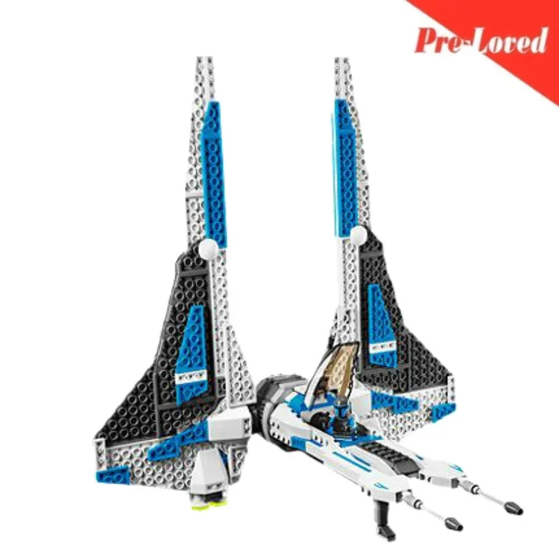 PRe-loved LEGO Star Wars: Pre Vizsla's Mandalorian Fighter Starship Building Set Minifigures  (Without box)