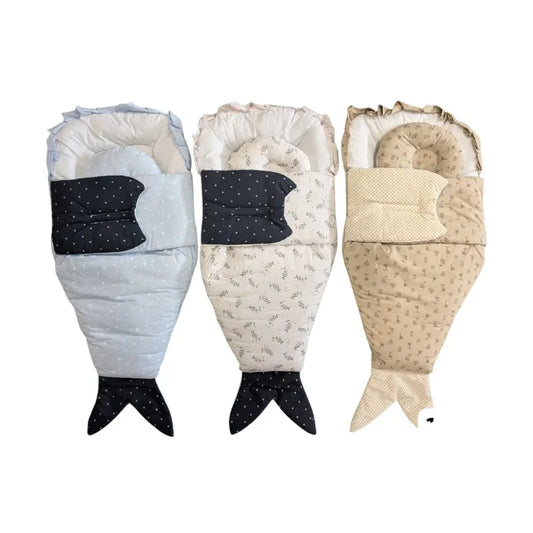 Fish Style Baby Sleeping Bag Cute Cozy Wrap for Peaceful Sleep