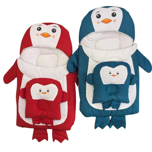 Penguin Themed Baby Carry Nest Soft Cozy Newborn Sleeping Bag