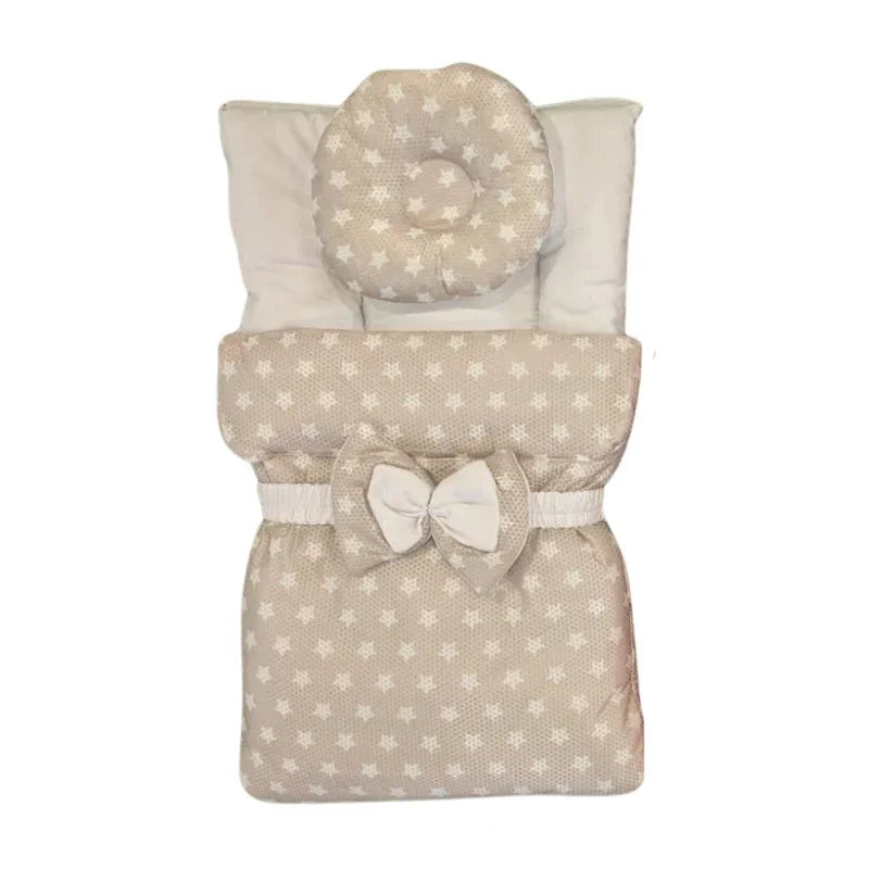 Star Print Luxury Baby Bedding Set with Pillow