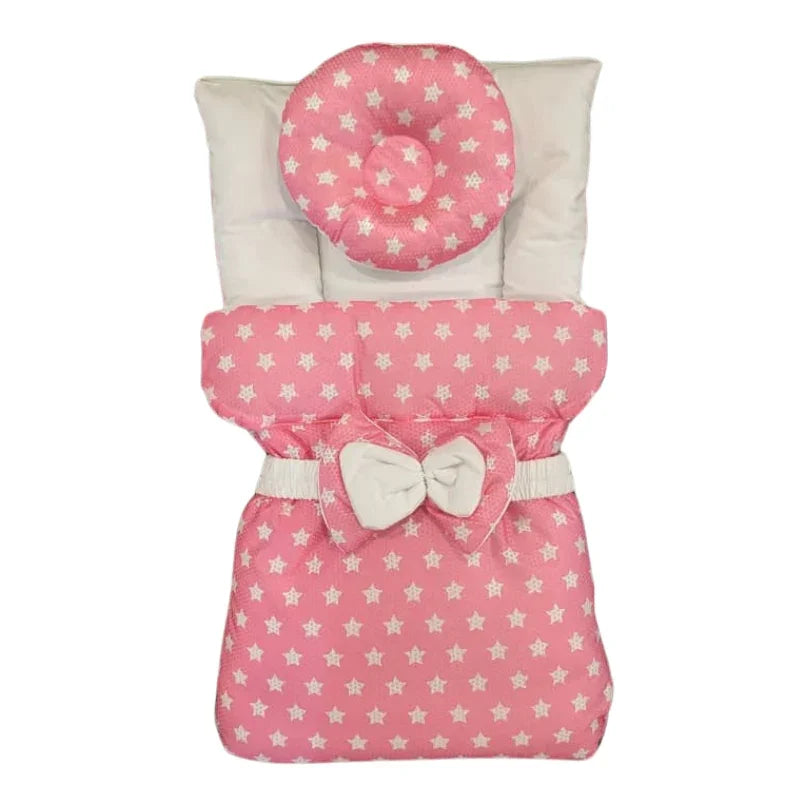 Star Print Luxury Baby Bedding Set with Pillow