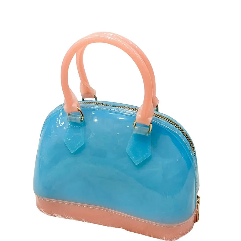 Cate Jelly Purse Stylish Transparent Handbag for Girls