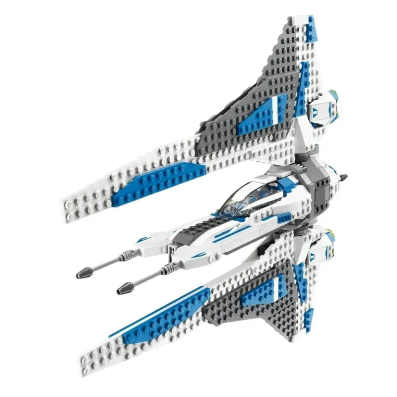 PRe-loved LEGO Star Wars: Pre Vizsla's Mandalorian Fighter Starship Building Set Minifigures  (Without box)