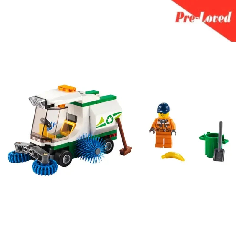 Pre-loved LEGO City Street Sweeper Fun and Realistic Cleaning Truck Building Set (Without box)