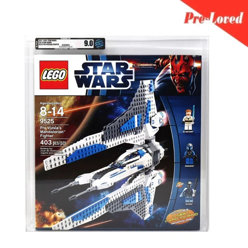 PRe-loved LEGO Star Wars: Pre Vizsla's Mandalorian Fighter Starship Building Set Minifigures (Without box)