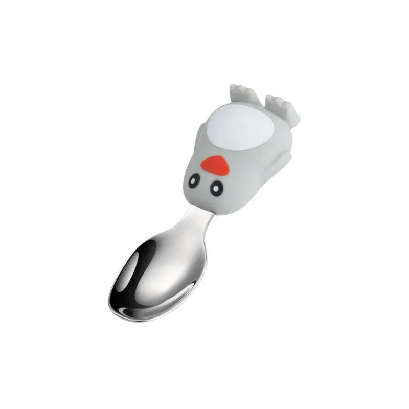 Childlike Penguin Silicone Dinner Set for Kids