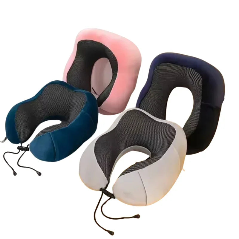 U Shape Memory Foam Neck Pillow Ergonomic Travel Pillow Neck Head Support