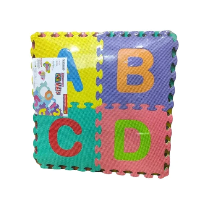 EV27 Alphabet Number Foam Mat 36PCS XL Size (28cm) Soft Interlocking Educational Play Tiles