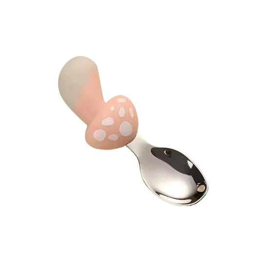 Mushroom Style Silicone Dinner Set for Kids