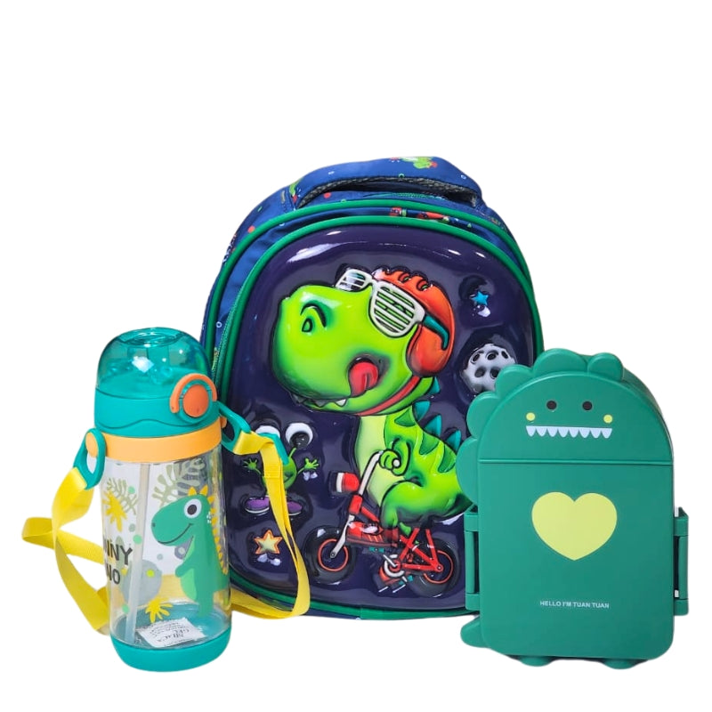 Dinosaur lunch box and bottle deals