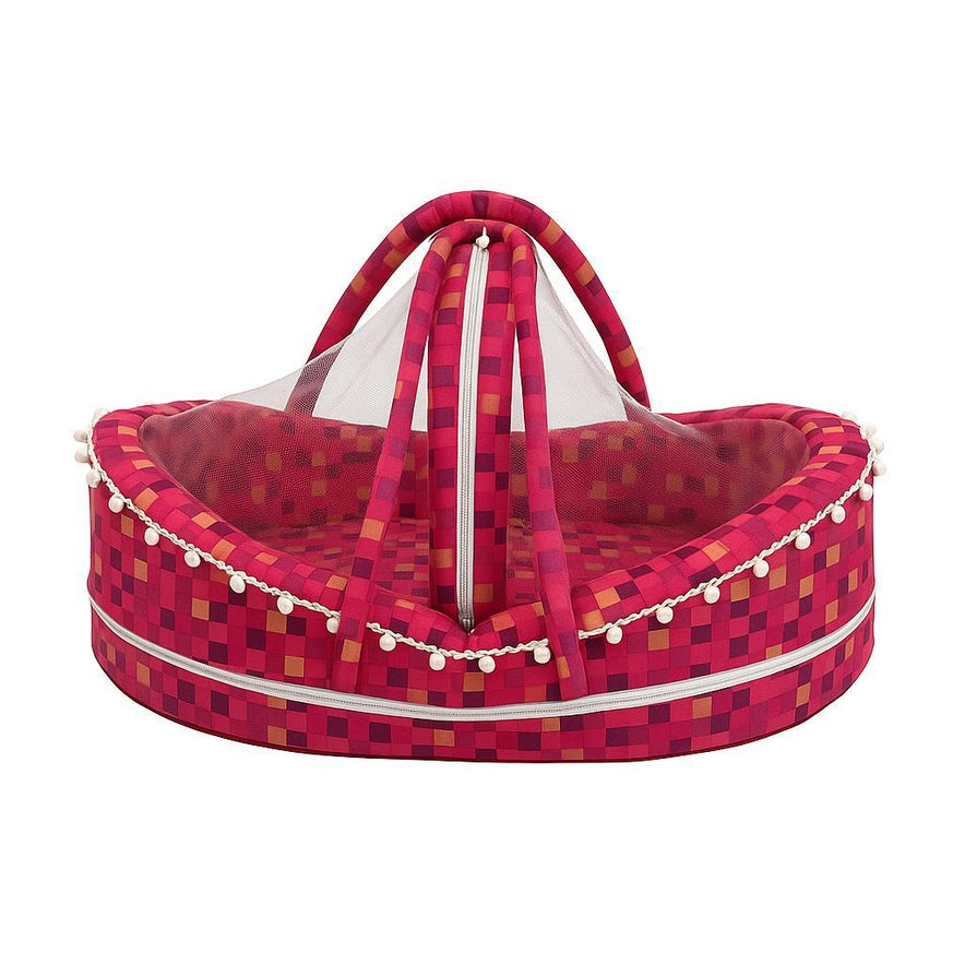 Premium Baby Carry Nest with Net Handles Multi Color